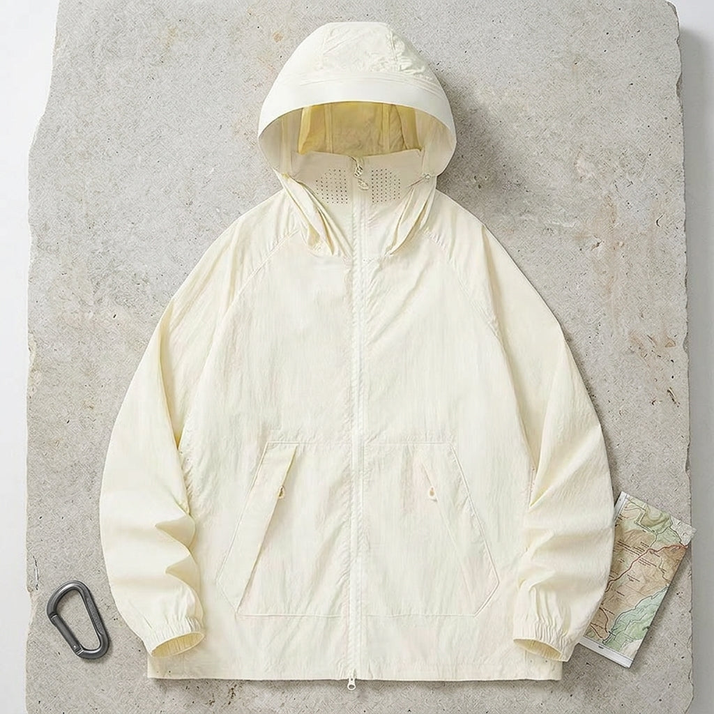 UPF50+ Cool Ice Silk Sun Jacket Outdoor Women's Mountain Style Coat