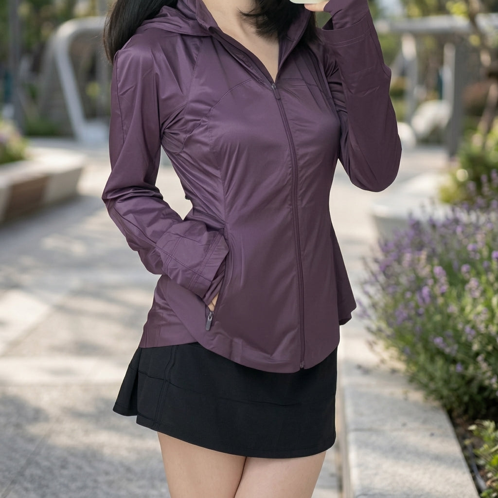 Lightweight Breathable Ice Skin Sun Protection Casual Jacket For Women